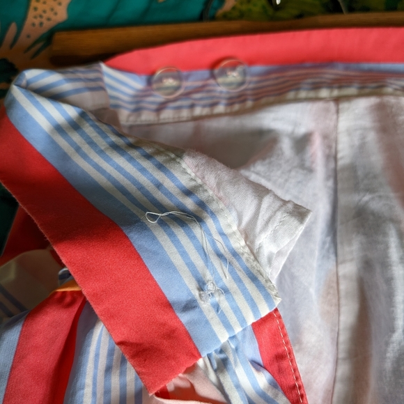 Candy stripe ruffle maxi skirt Anthropologie style - Picture 10 of 11